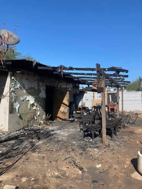 Ciudadanía apoya a familia tras incendio