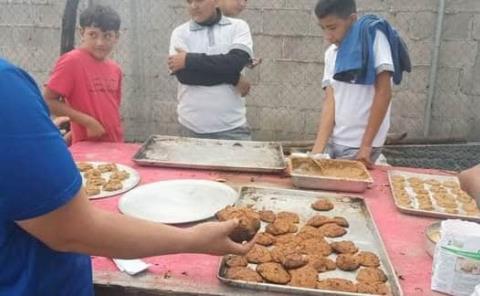 Gorditas de horno hicieron alumnos
