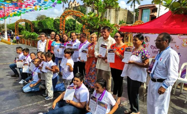 Niños participaron en Concurso de Calaveritas