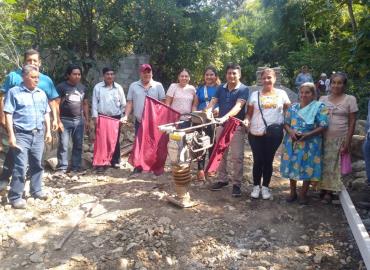 Inauguran obra en La Soledad