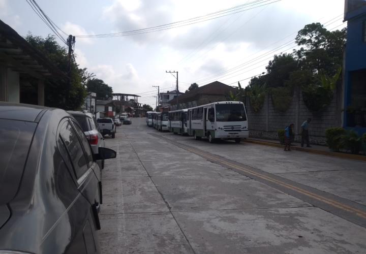 Parada del transporte público reubicada momentáneamente