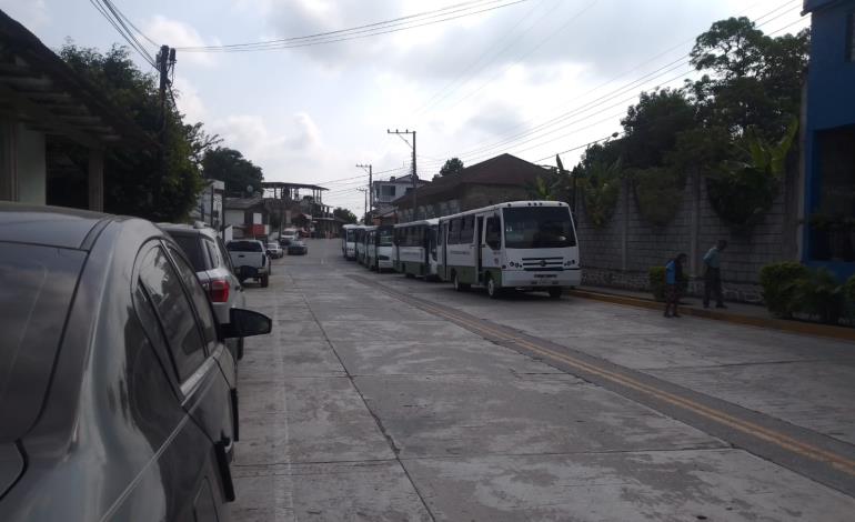 Parada del transporte público reubicada momentáneamente