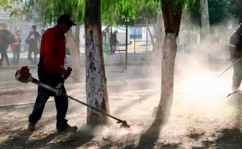 Aplicaron limpieza en Centro Deportivo
