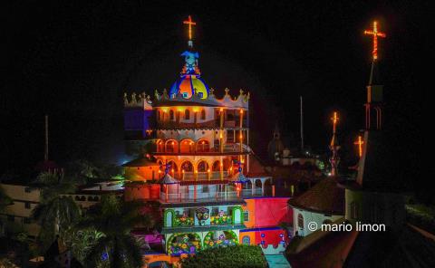 Castillo de la Salud con muchas visitas de turismo extranjero 
