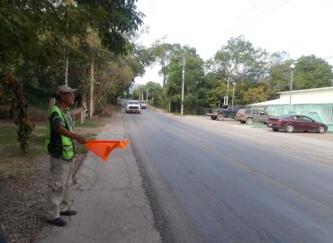 Protección Civil presta apoyo vehicular