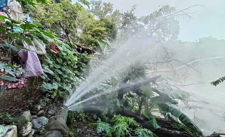 Suspendido abasto de agua en colonias