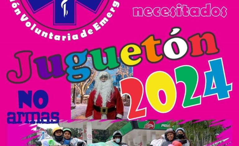 Inicia AVE colecta para el Juguetón 2024