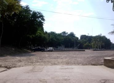 Parqueadero sin utilizarse