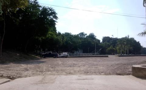 Parqueadero sin utilizarse