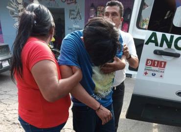 Joven golpeado fue auxiliado