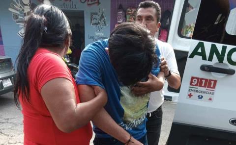 Joven golpeado fue auxiliado