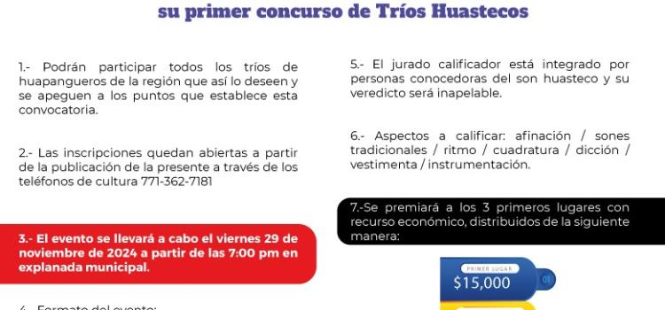 Preparan concurso de regional de tríos