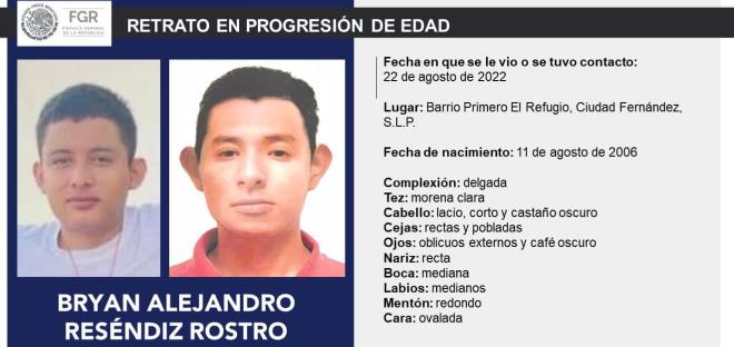 Sigue joven extraviado
