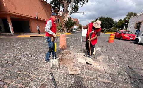 Rehabilitaron calles del Centro Histórico