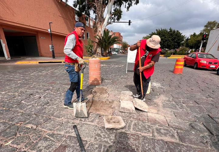 Rehabilitaron calles del Centro Histórico