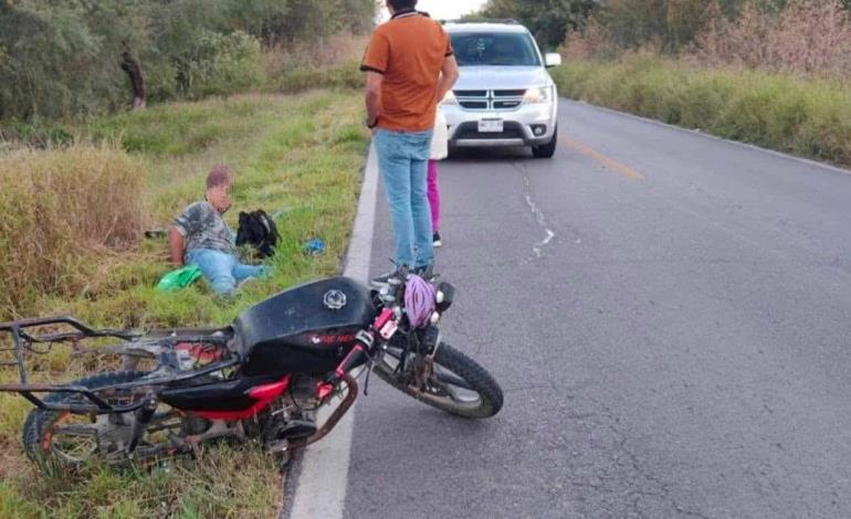 Motociclista herido en la carretera 69