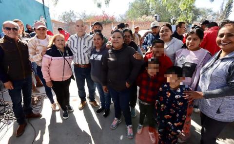 Galindo atendió a la población 
