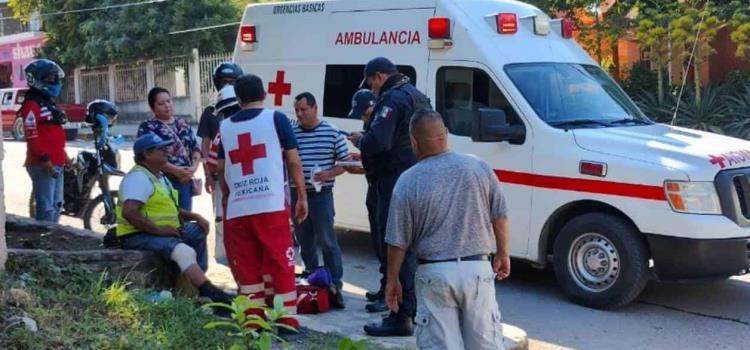 Ancianito herido en fuerte accidente                              