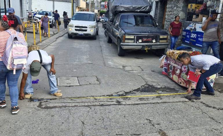 Verifican calles de la localidad