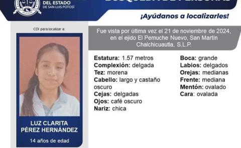 Alerta por niña desaparecida       
