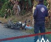 Identifican a motociclista asesinado en Ahuaixpa