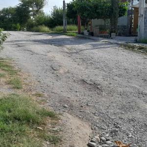 Calles deshechas en "Lomas de Santiago"
