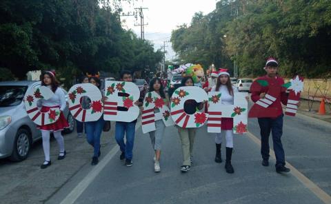 Organizó COBACH 21 Festival Navideño 2024; alcaldesa estuvo presente