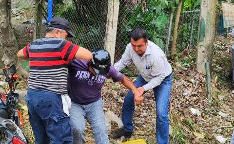 Motociclista atropellado en carretera federal de Tamazunchale