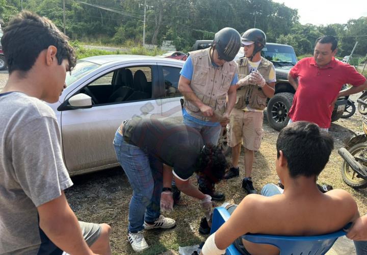 Atropellado sobre la carretera estatal Tamazunchale-San Martín