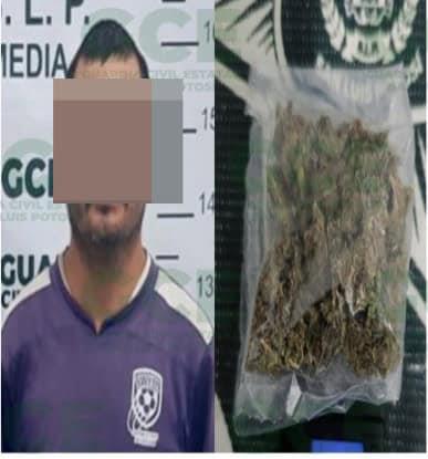 Le encontraron bolsa con "mota"