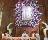 Huastecos festejaron a la Virgen de Guadalupe