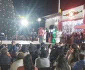 Realizaron encendido del Árbol de Navidad