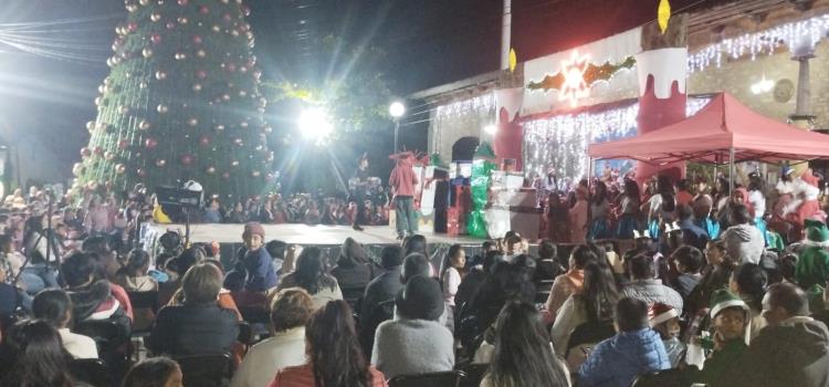 Realizaron encendido del Árbol de Navidad