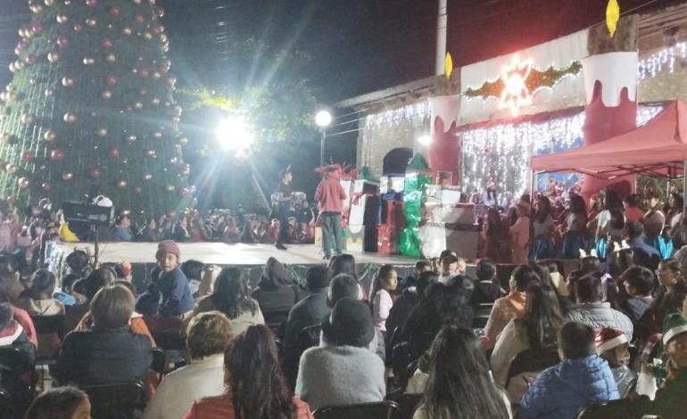 Realizaron encendido del Árbol de Navidad