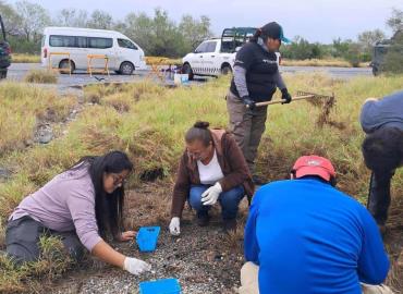 Hallaron restos óseos en Laguna del Mante