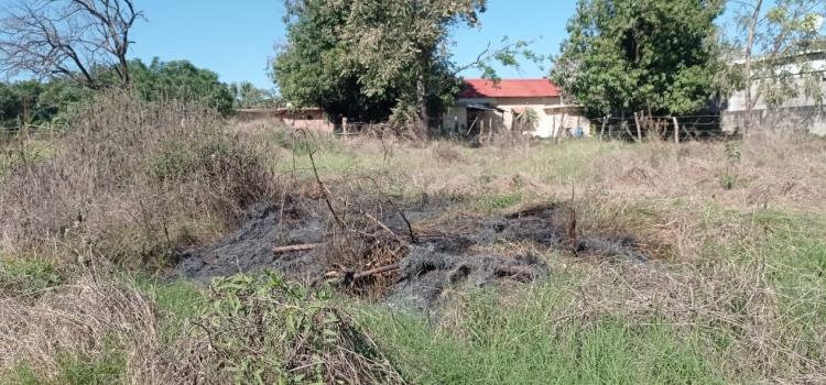 Niños causantes de incendios en predios 