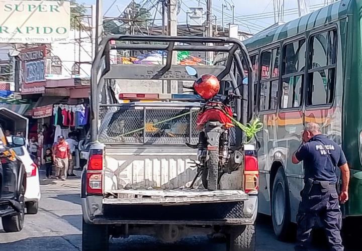 Acalambran motociclistas; asegura TM 5 motos