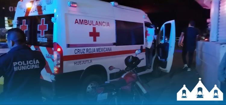 Motociclista arrolló a transeúnte