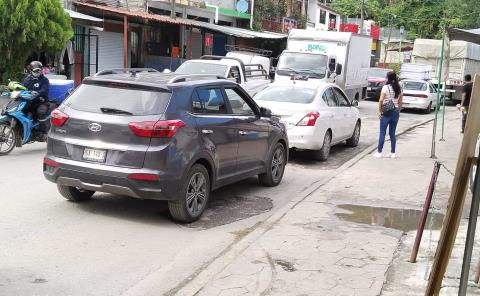 Choque dejó daños materiales