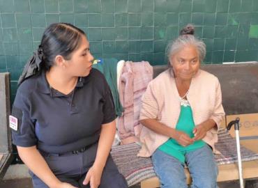 Abandonaron a abuelita            