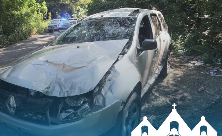 7 lesionados en accidente 