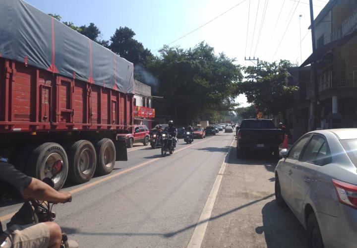 El tráfico vehicular en Matlapa ha experimentado un notable aumento