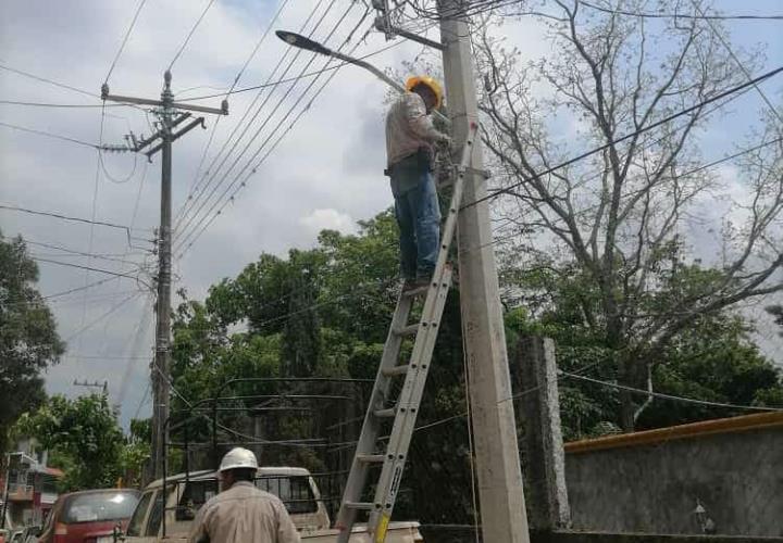 Mantenimiento a líneas eléctricas por apagones