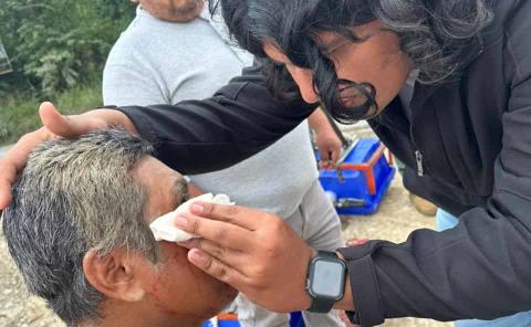 Herido al caer de bicicleta