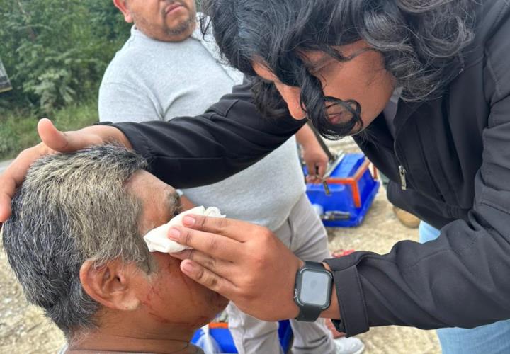 Herido al caer de bicicleta