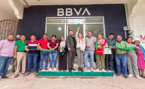 Inauguran primer cajero BBVA