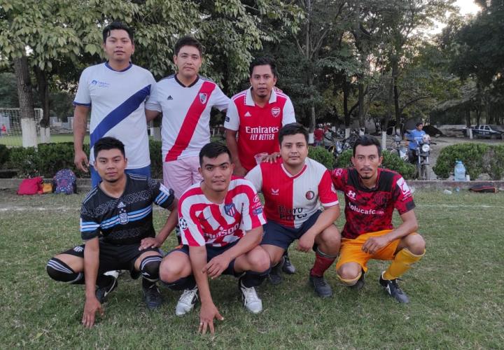 Continúan acciones de futbol 7 en Tampacán