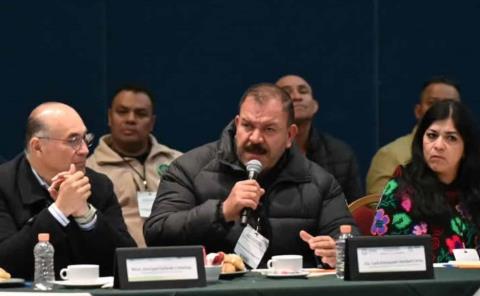 Luis Fernando participio en reunión estatal de seguridad