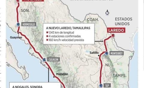 Trenes con rutas hacia norte y centro del país 

