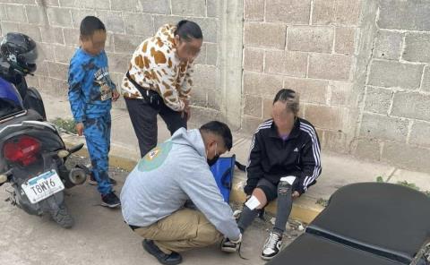 Mujer lesionada al sufrir caída

